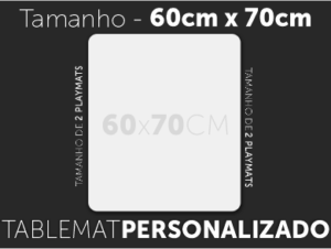 Tablemat Personalizado – Edição KinoMats 60 x 70cm
