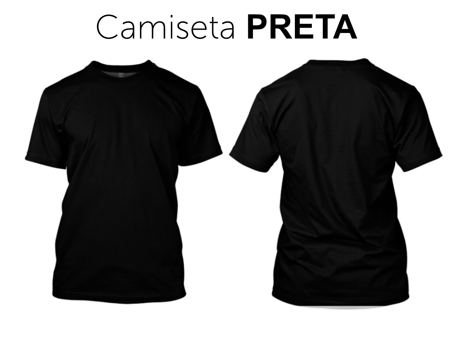 Camiseta preta
