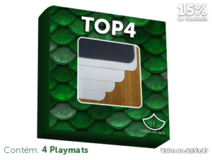 TOP 4 - Premiação com playmats